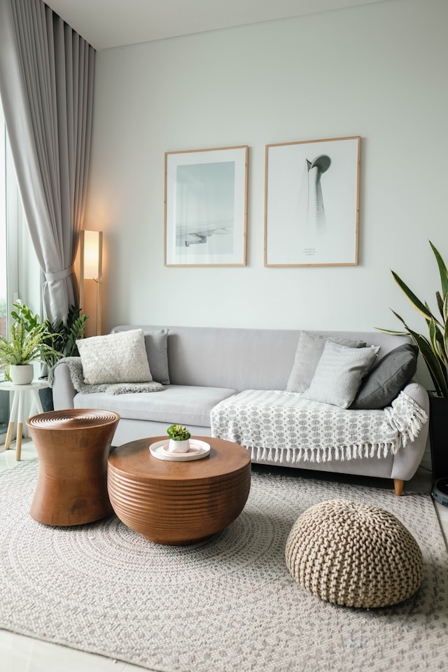 Living room with couch